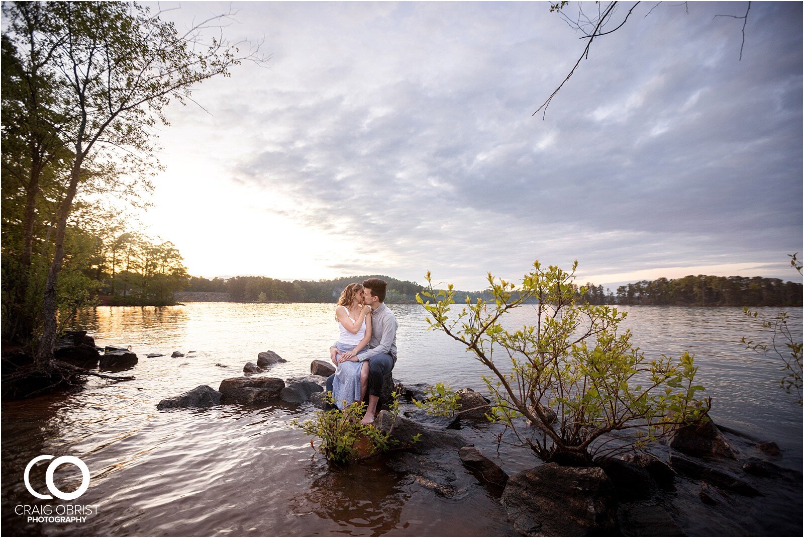 Lake Lanier Engagement Portraits Sunset Georgia_0037.jpg