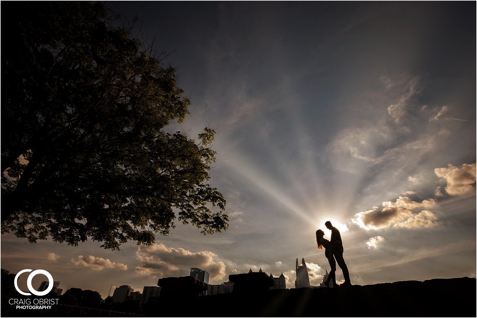 Downtown Decatur Mercedes Benz Stadium Atlanta Engagement Portraits_0020-1.jpg