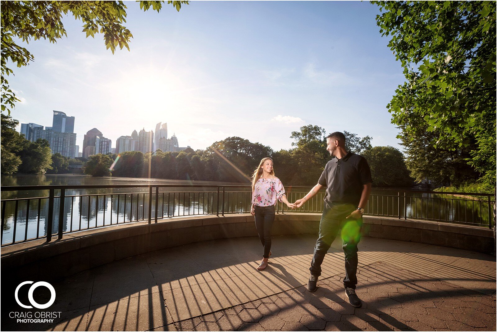 Downtown Decatur Mercedes Benz Stadium Atlanta Engagement Portraits_0030-1.jpg