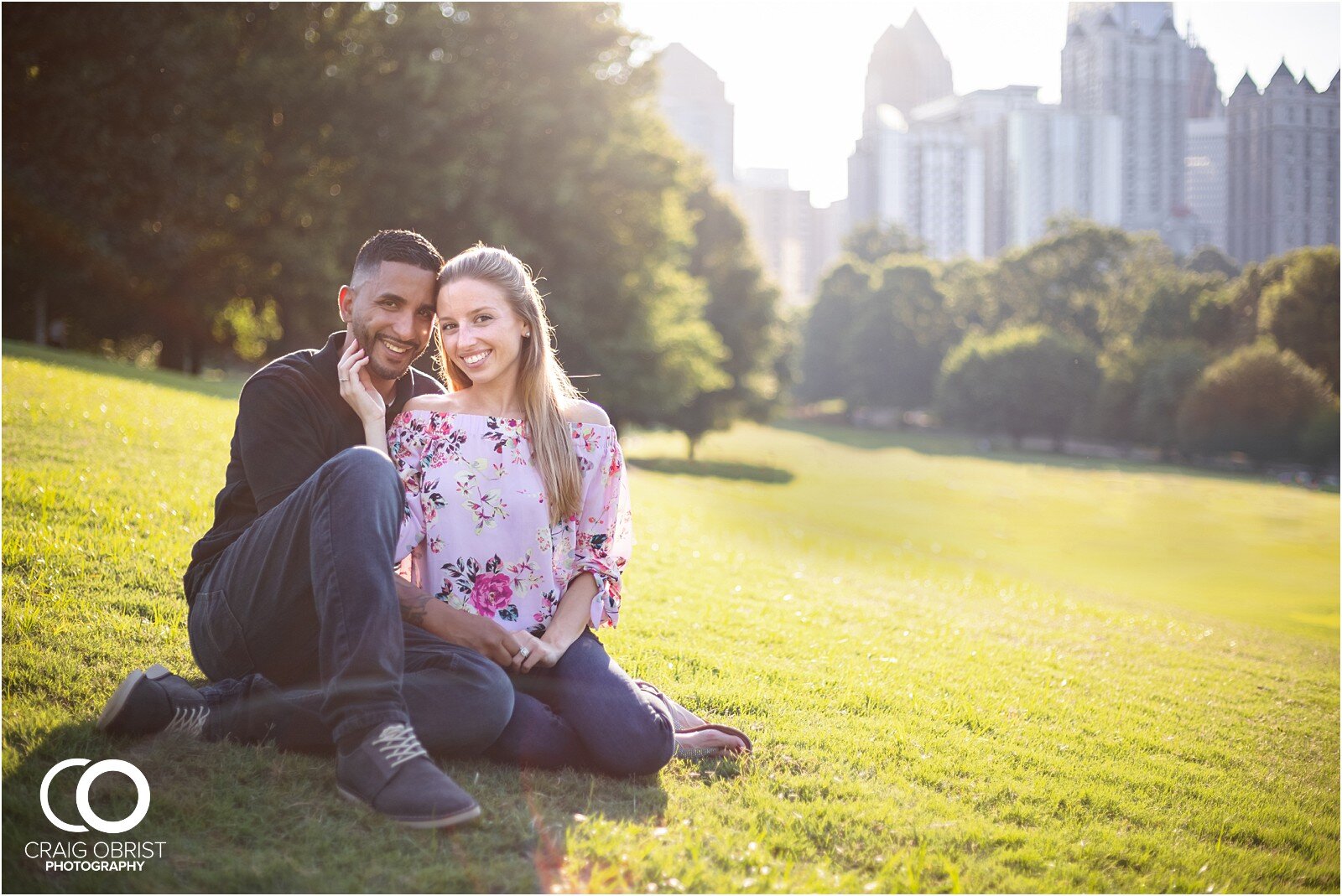 Downtown Decatur Mercedes Benz Stadium Atlanta Engagement Portraits_0034-1.jpg