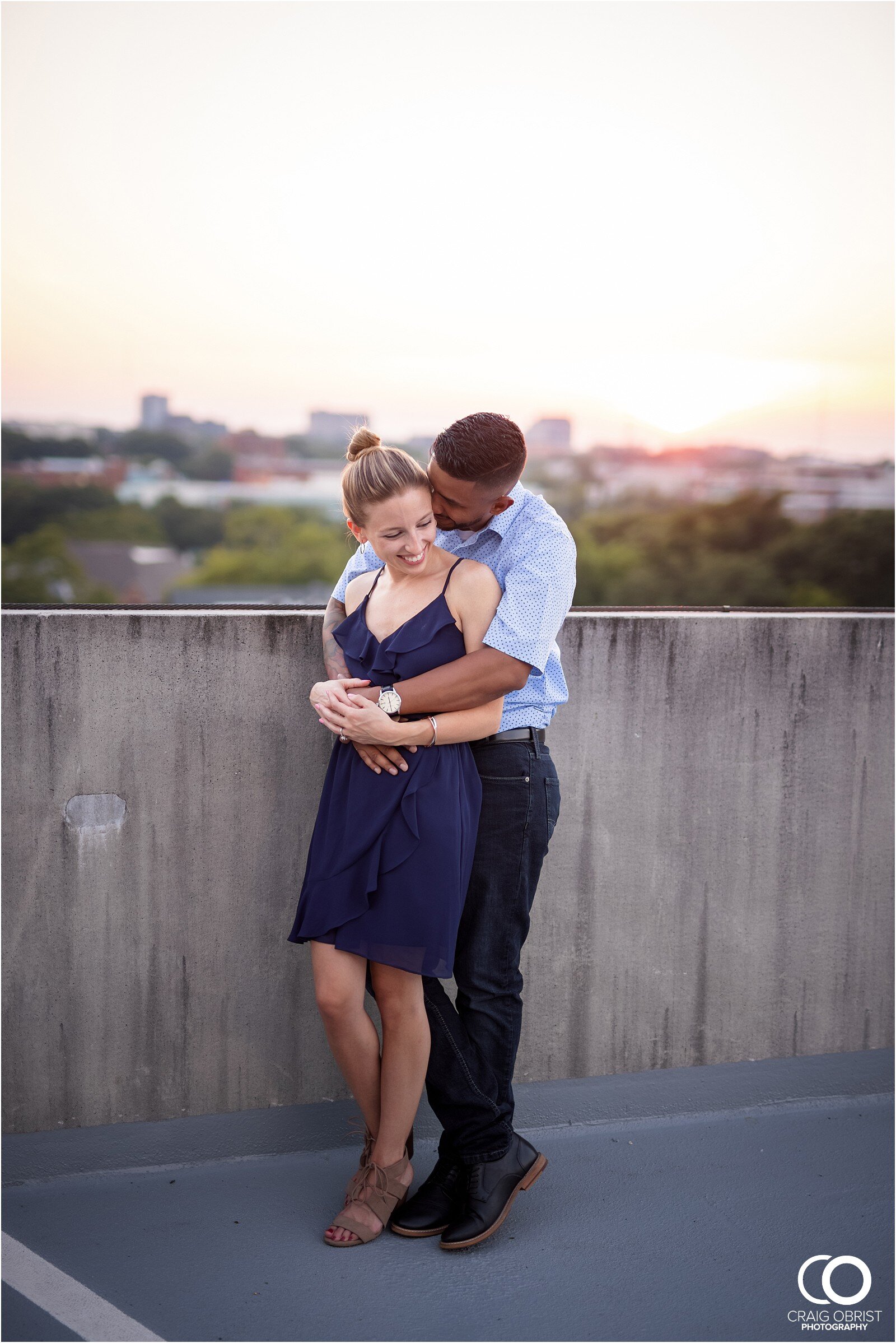 Downtown Decatur Mercedes Benz Stadium Atlanta Engagement Portraits_0058.jpg