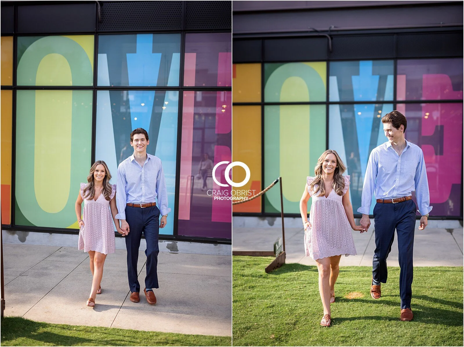 Ponce City Market Jackson Street Bridge Atlanta Skyline Engagement Portraits_0003.jpg