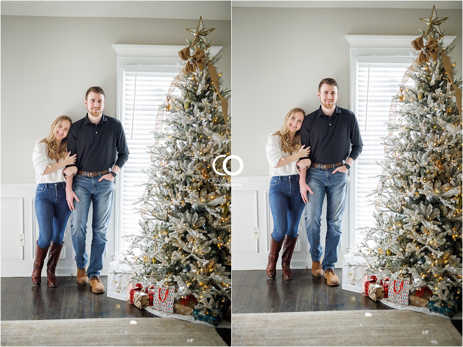 Chateau Elan Home Christmas Engagement Portraits Sunset6.jpg