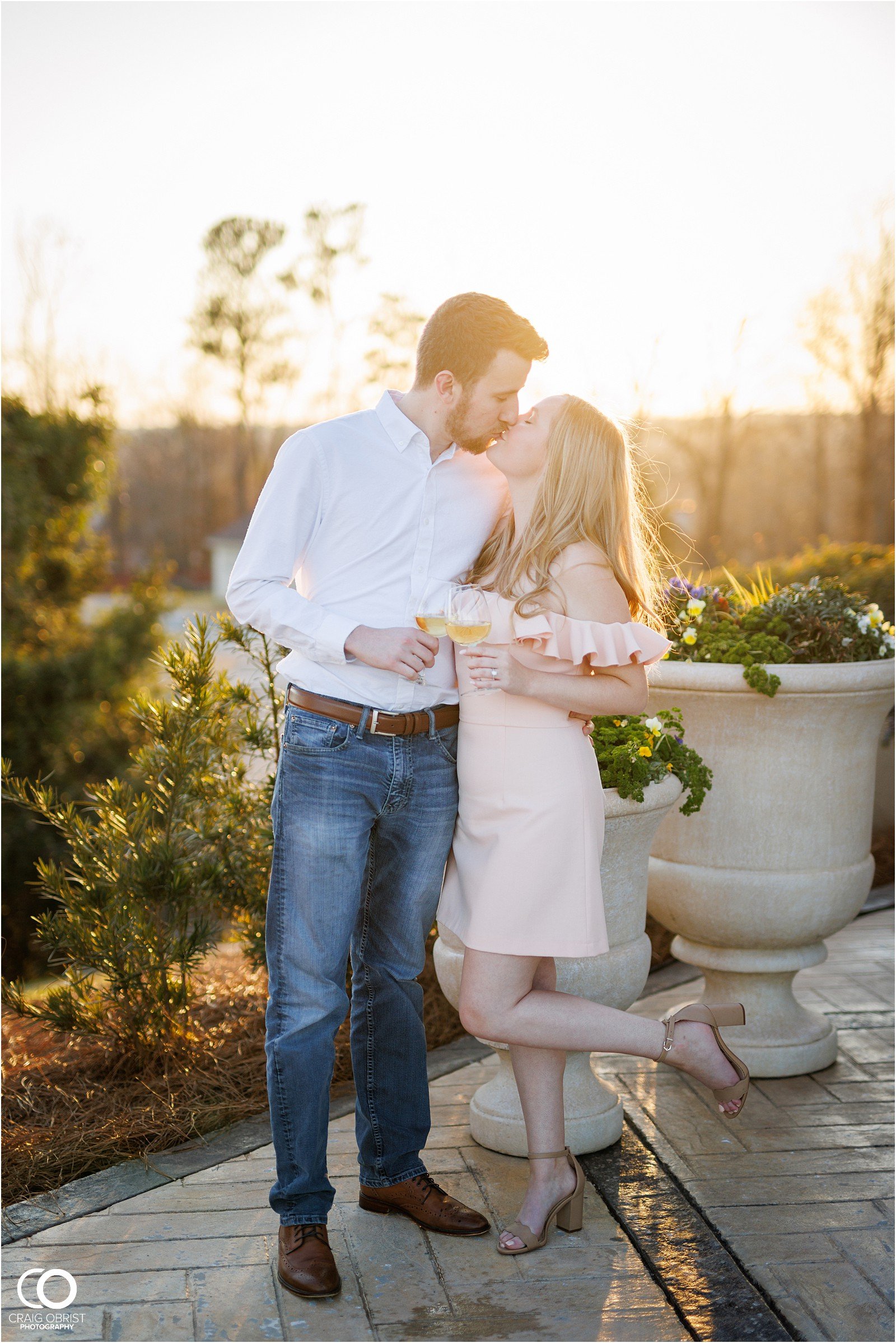 Chateau Elan Home Christmas Engagement Portraits Sunset24.jpg