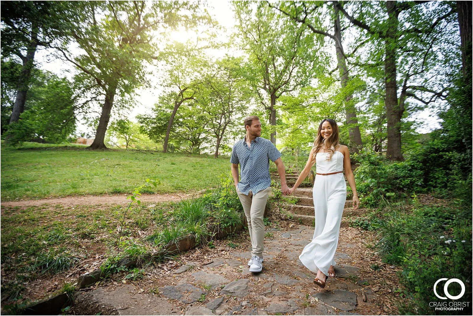 Piedmont Park Atlanta Apartment Skyline Engagement Portriats_0009.jpg