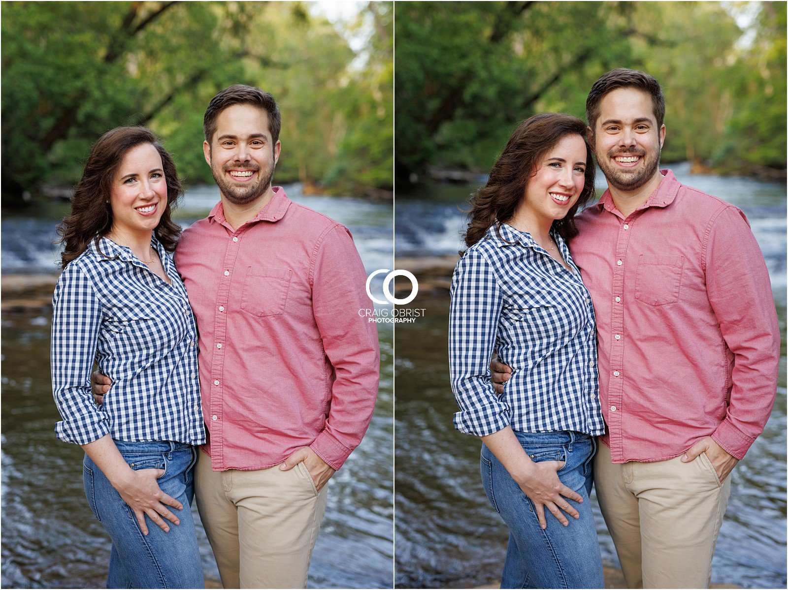 Ivy Hall Roswell Mill Engagement Portraits Waterfall_0012.jpg