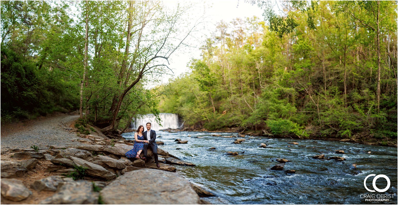 Ivy Hall Roswell Mill Engagement Portraits Waterfall_0020.jpg