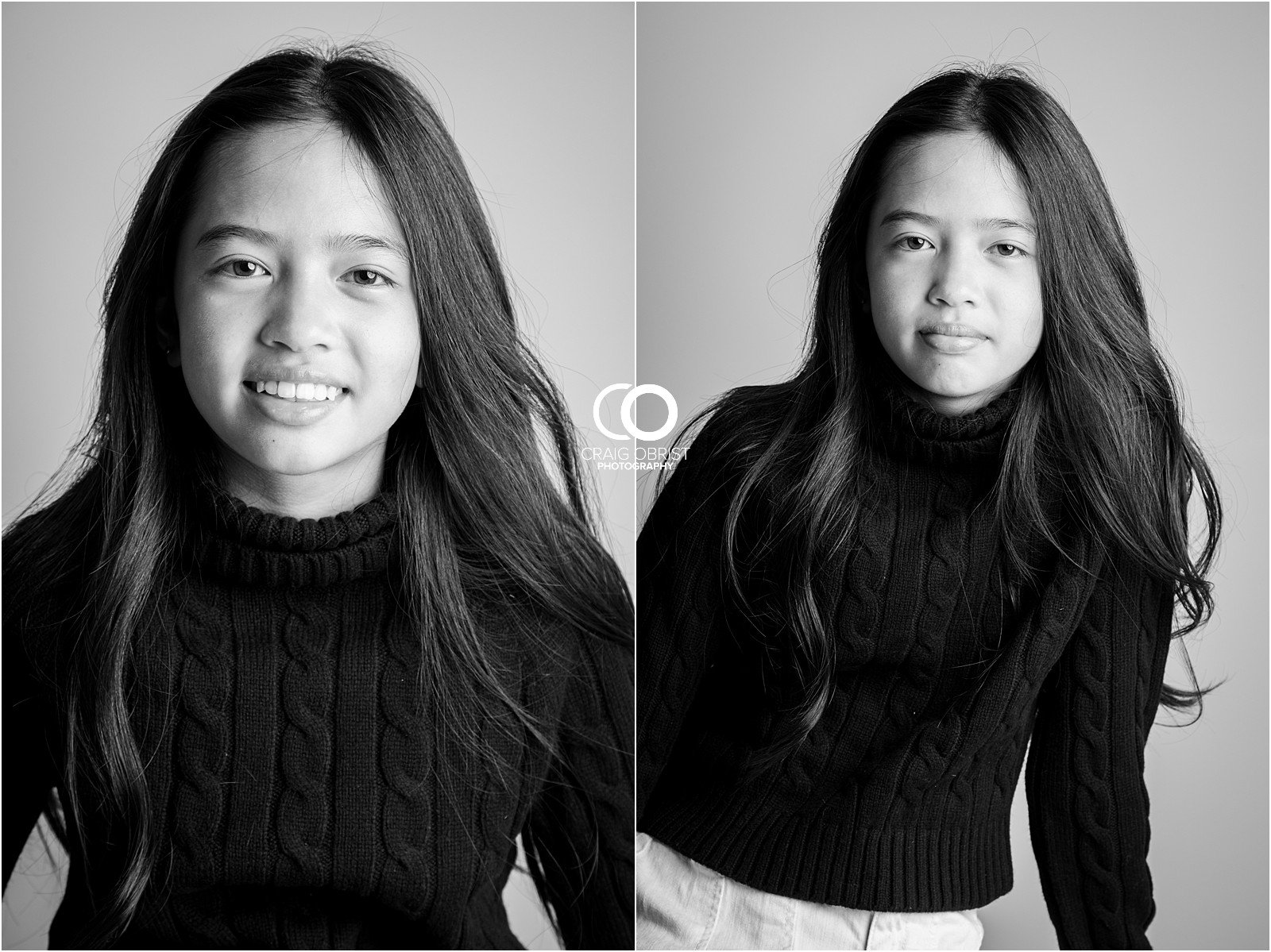 Studio Black and white bw portraits family kids models_0003.jpg