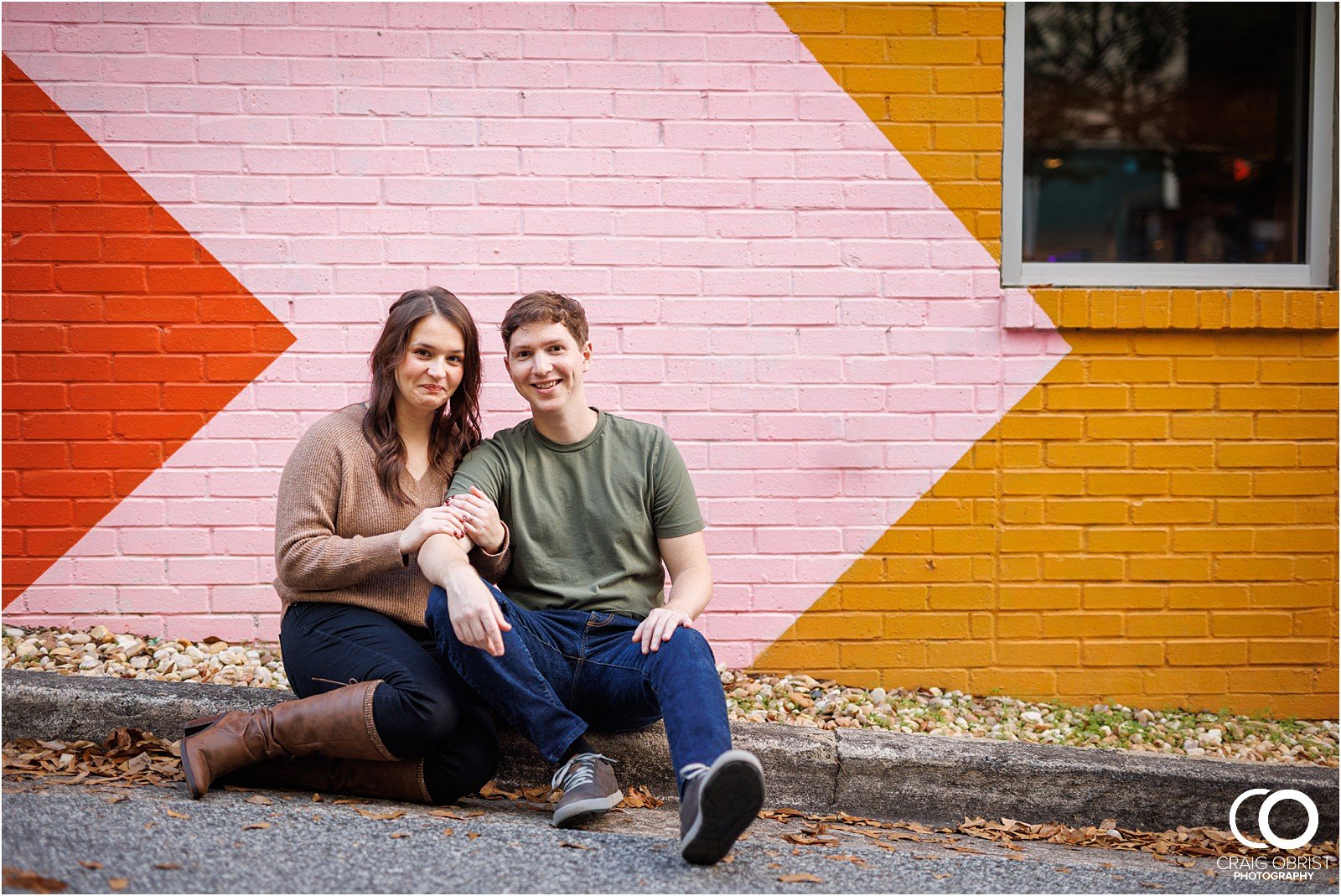 Downtown Decateur Stone Mountain Cereal Ice Cream Engagement Portraits_0006.jpg