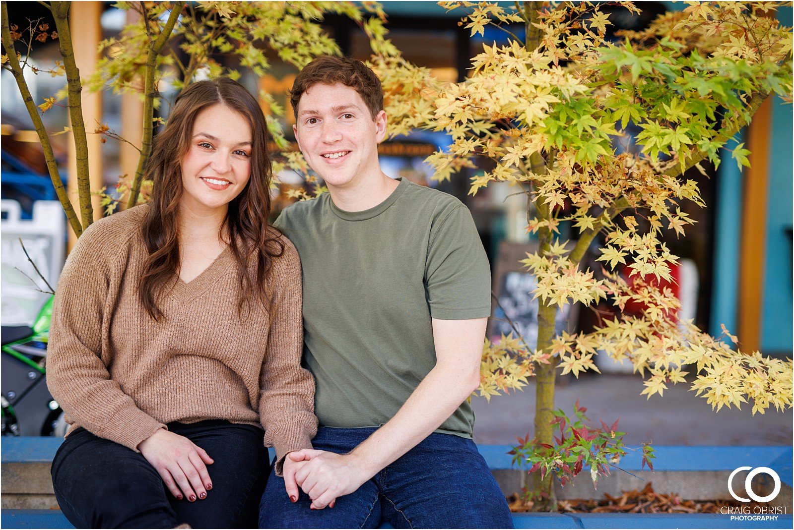 Downtown Decateur Stone Mountain Cereal Ice Cream Engagement Portraits_0013.jpg