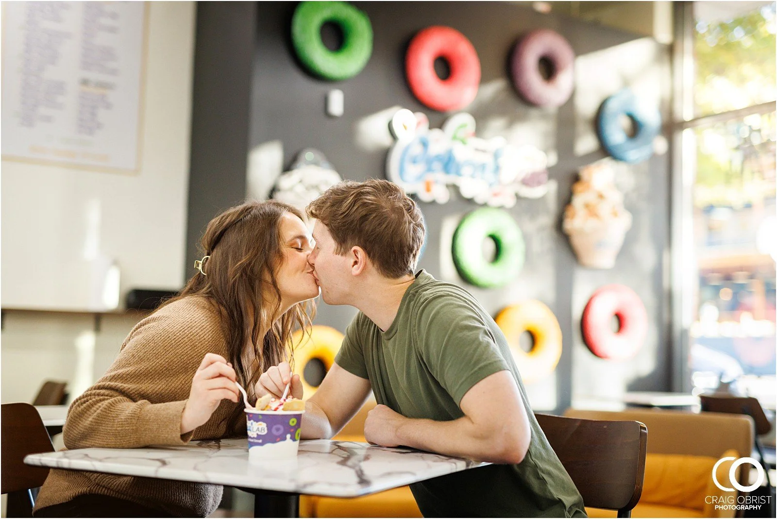 Downtown Decateur Stone Mountain Cereal Ice Cream Engagement Portraits_0018.jpg