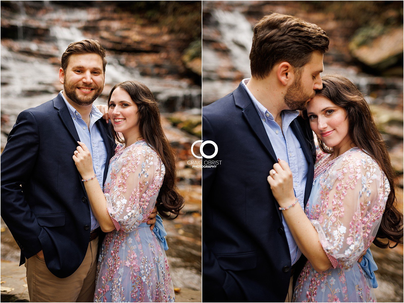 Waterfall FairyTale Engagement Portraits North Georgia Minnihaha_0014.jpg