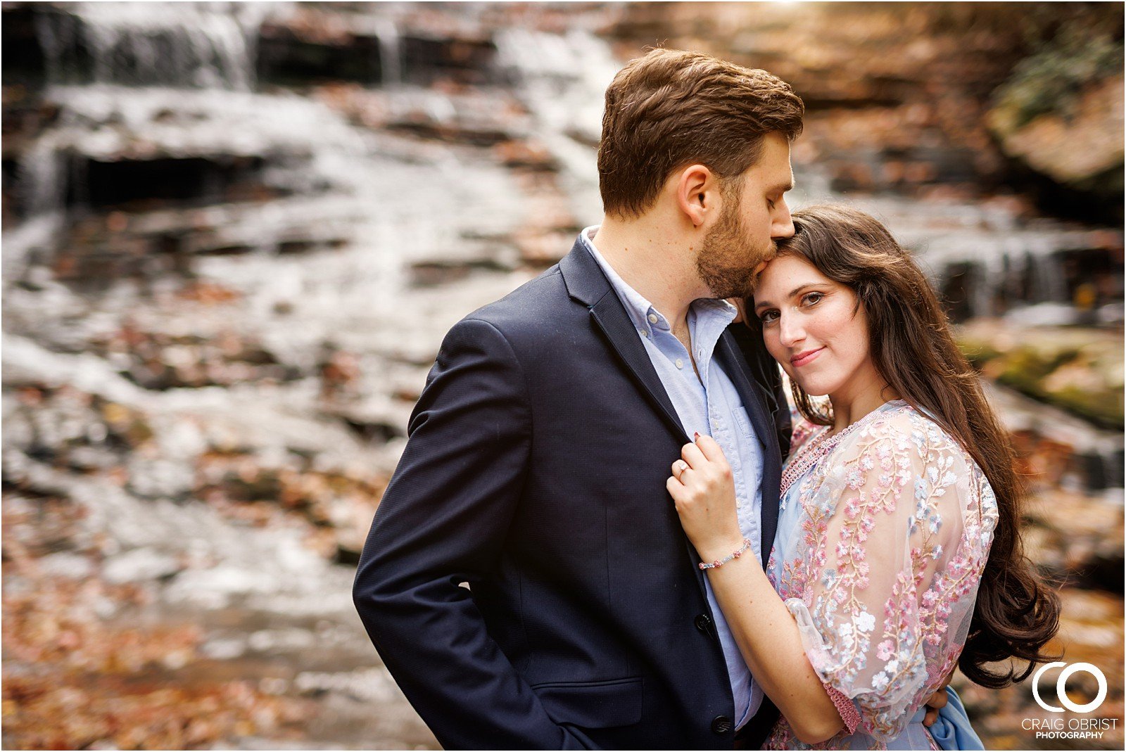 Waterfall FairyTale Engagement Portraits North Georgia Minnihaha_0015.jpg