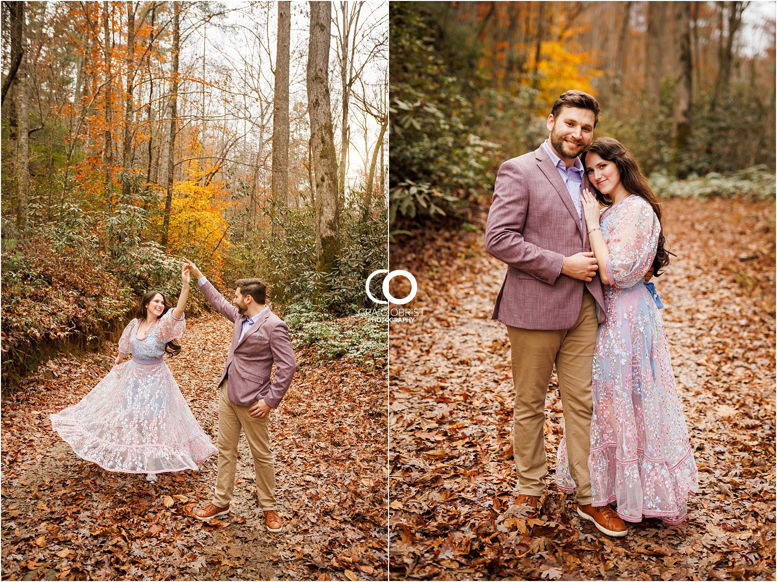 Waterfall FairyTale Engagement Portraits North Georgia Minnihaha_0022.jpg