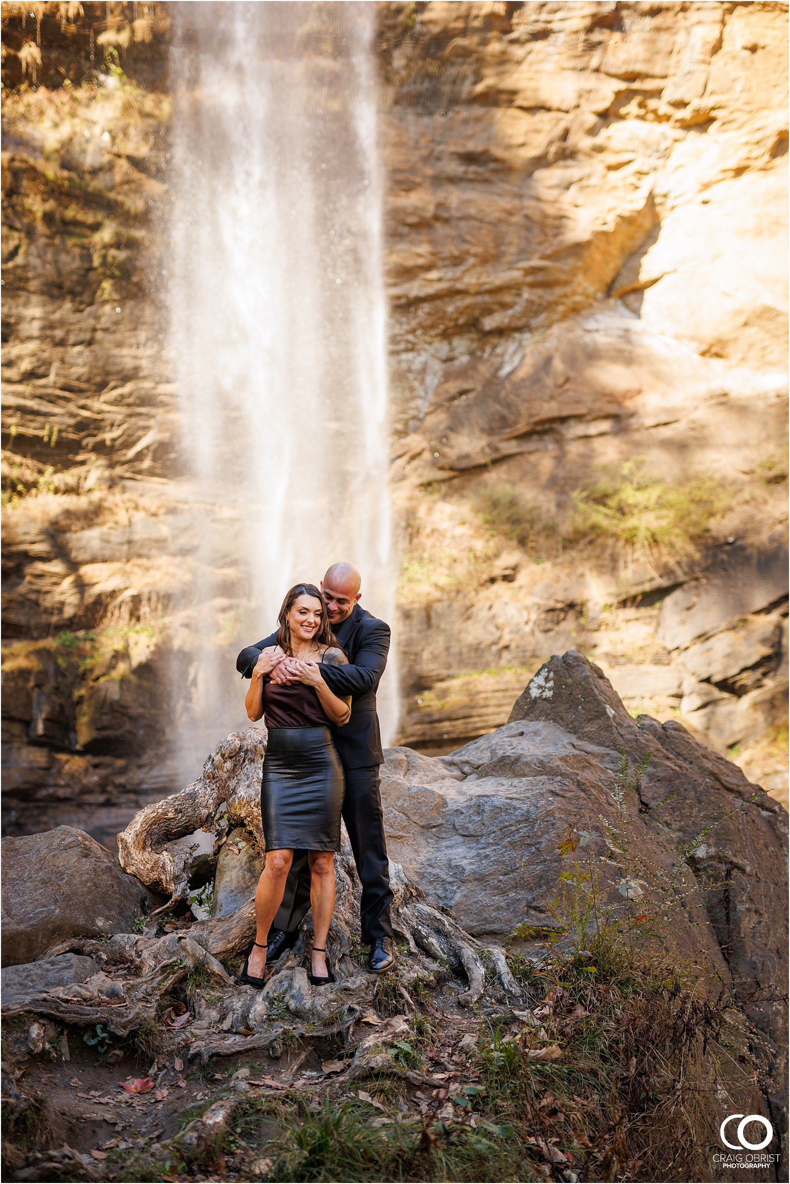 Taccoa falls Waterfall Engagement Portraits wedding north georgia_0005.jpg