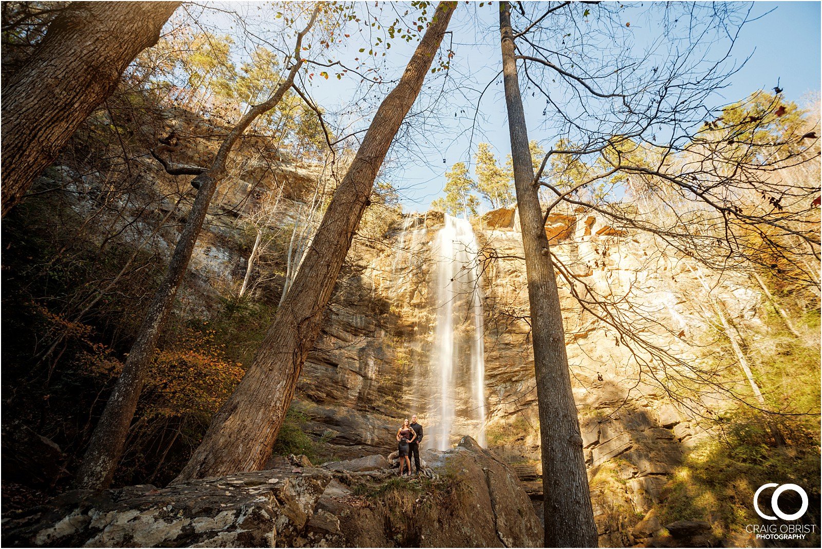 Taccoa falls Waterfall Engagement Portraits wedding north georgia_0008.jpg