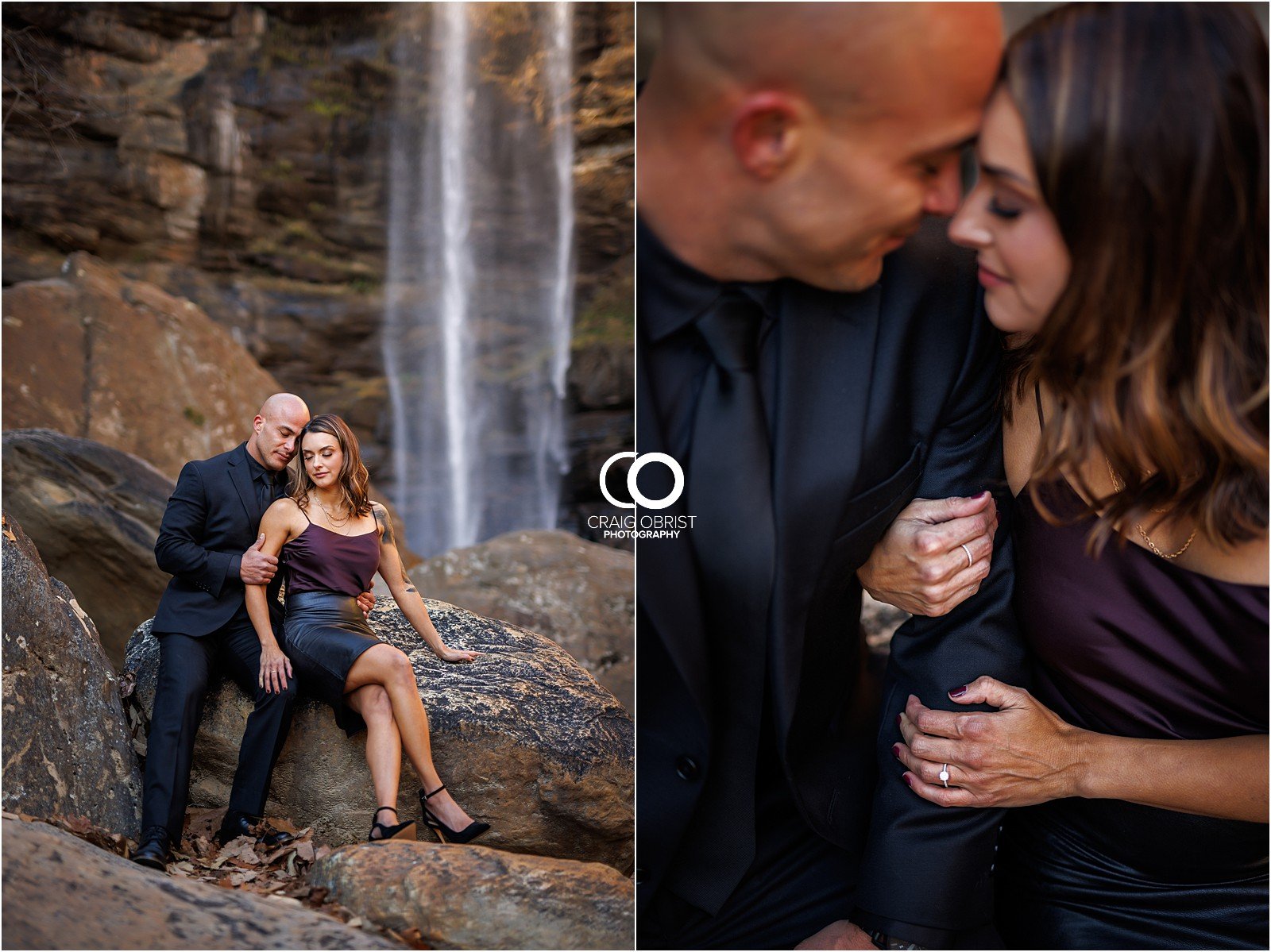 Taccoa falls Waterfall Engagement Portraits wedding north georgia_0021.jpg