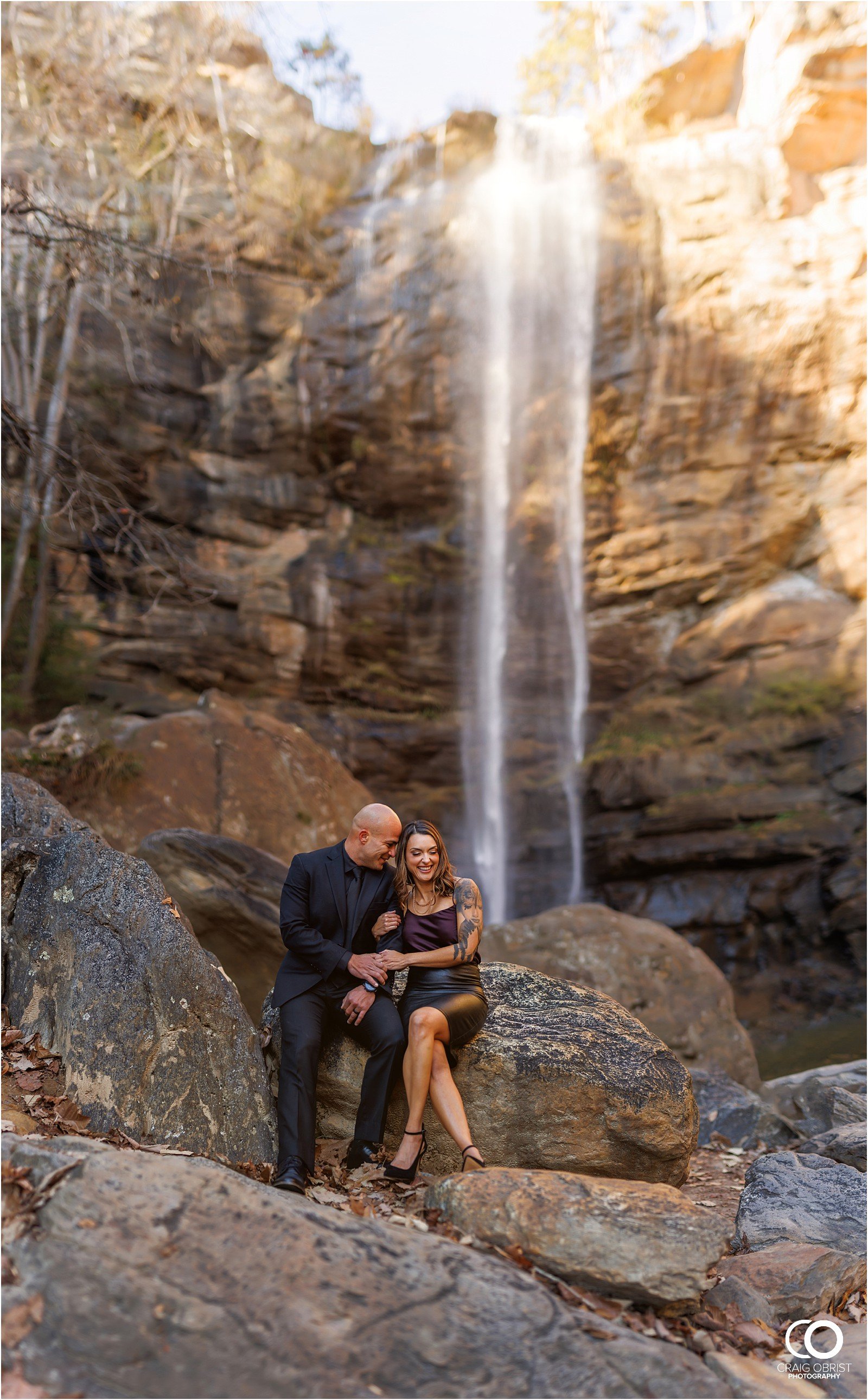 Taccoa falls Waterfall Engagement Portraits wedding north georgia_0022.jpg