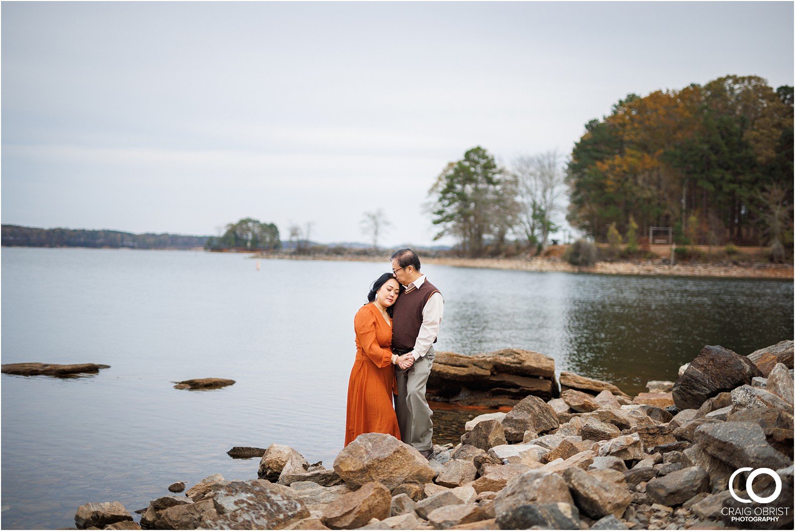 Lake Lanier Buford Georgia Nature Anniversary Engagement Portraits_0014.jpg