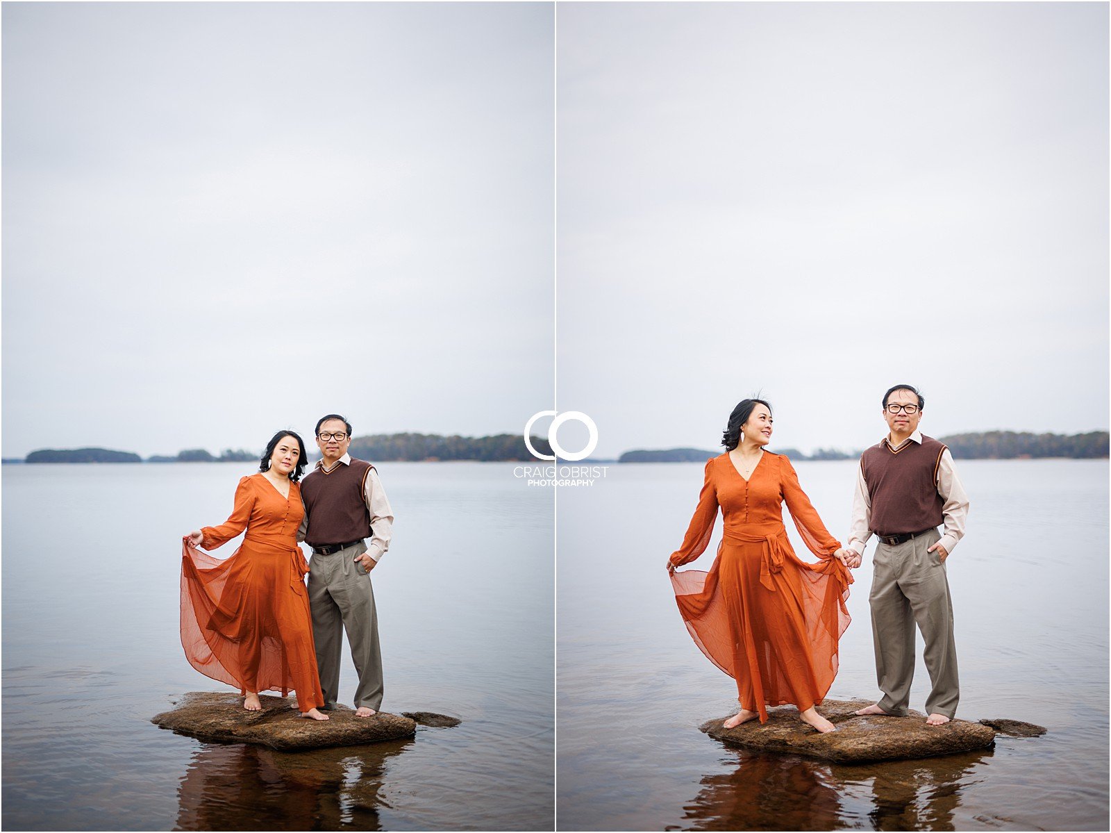 Lake Lanier Buford Georgia Nature Anniversary Engagement Portraits_0029.jpg