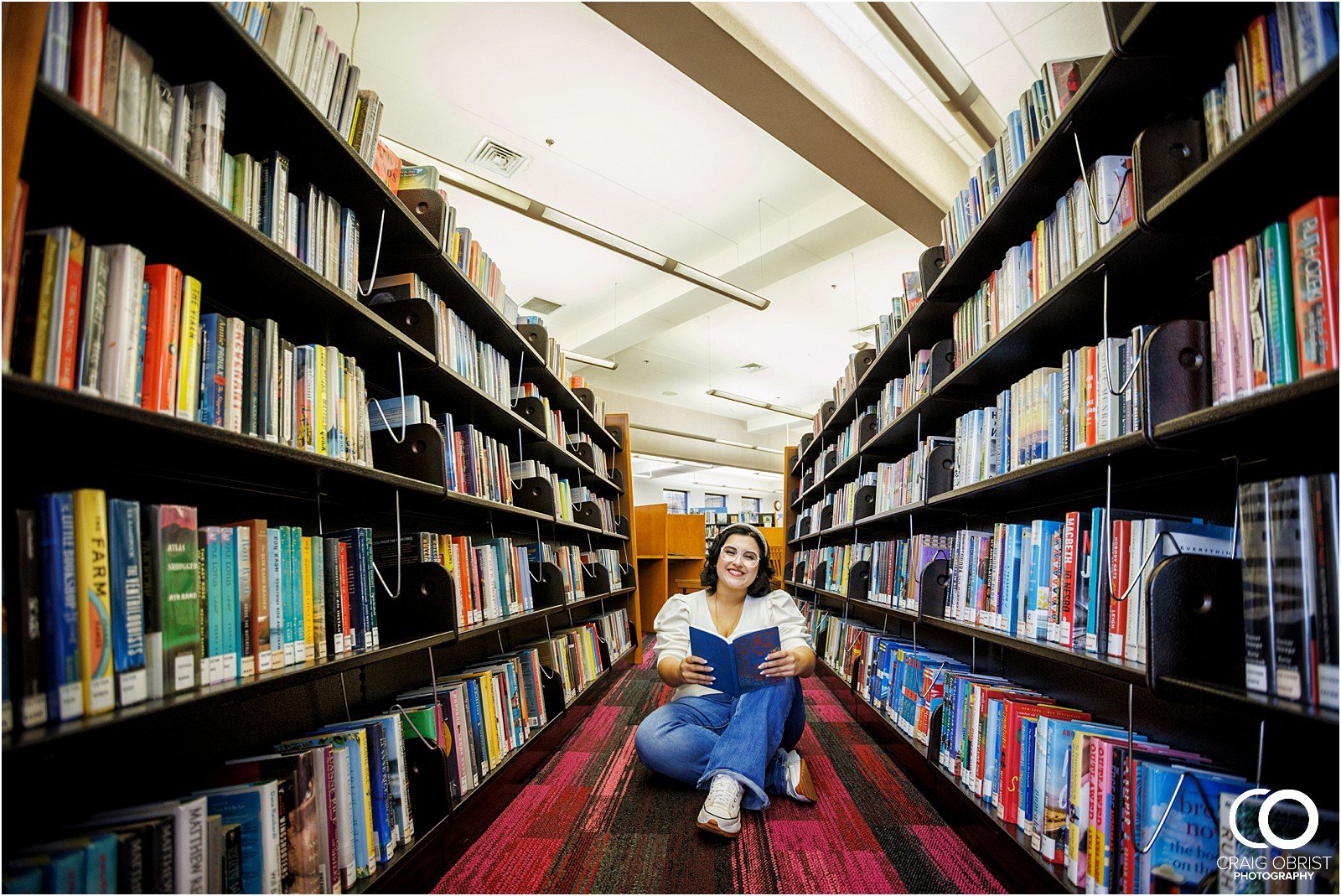 Swanee Town Center Library Sugar Hill city hall senior portraits steel wool_0002.jpg