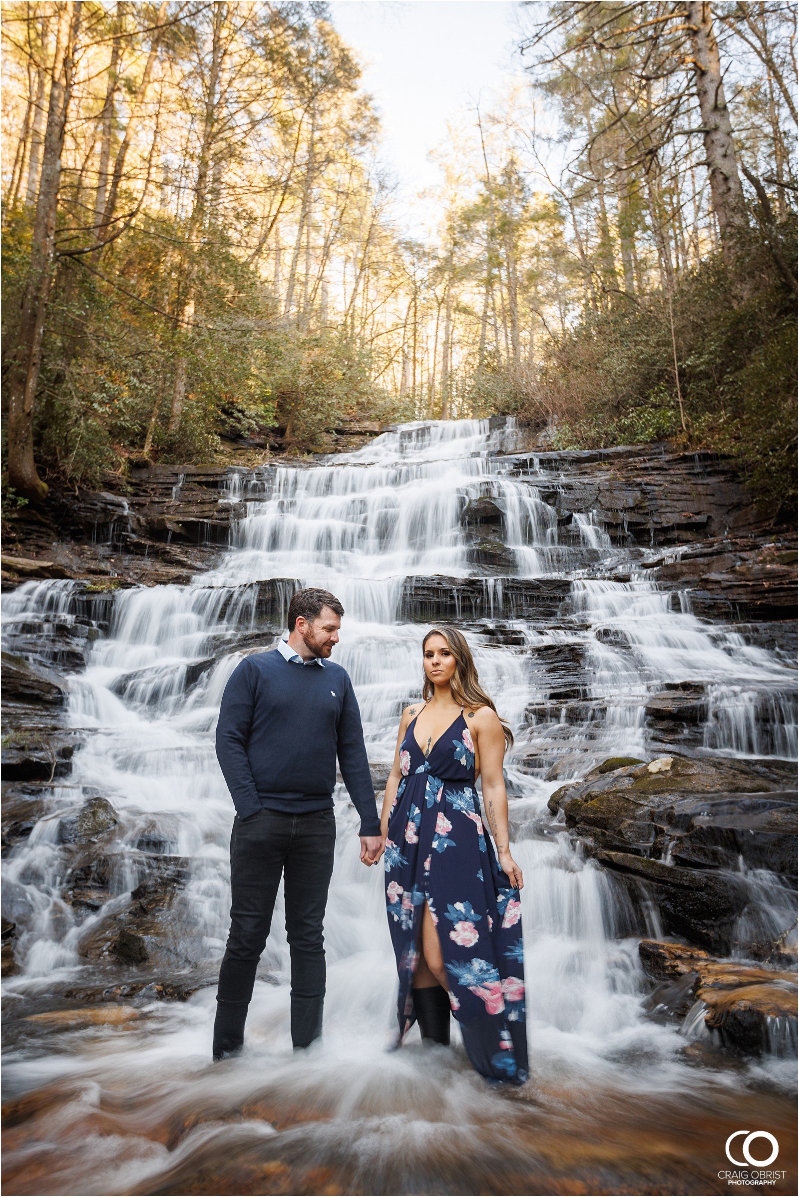 minihaha water Fall engagement Portraits river georgia_0025.jpg