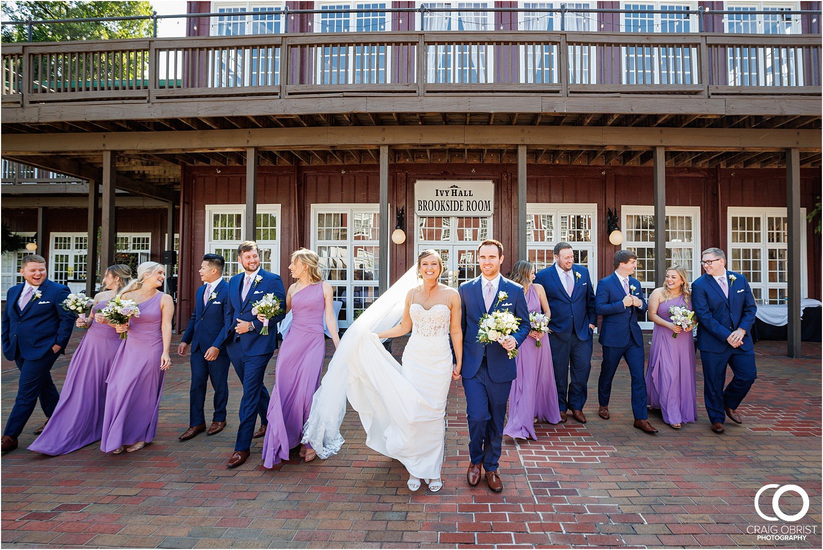 Ivy Hall Roswell Mill River Wedding Portraits Bridge waterfall_0046.jpg