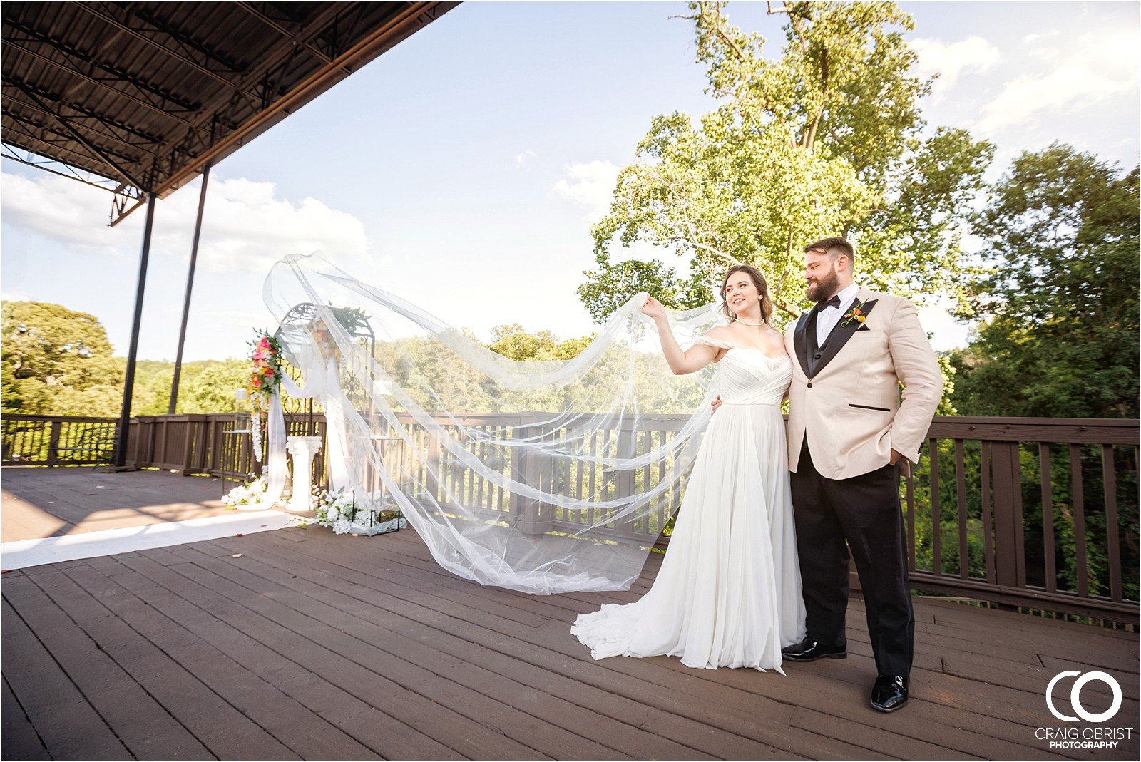 Ivy Hall Roswell Mill River Wedding Portraits Bridge waterfall_0169.jpg