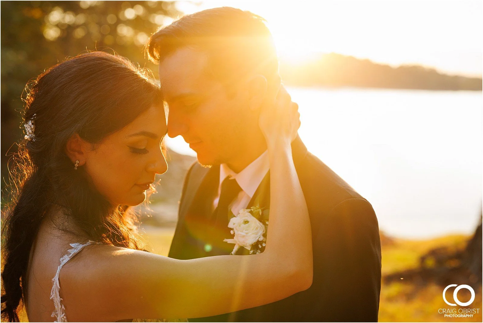 Lake Lanier Sunset Wedding At home dock 31.jpg