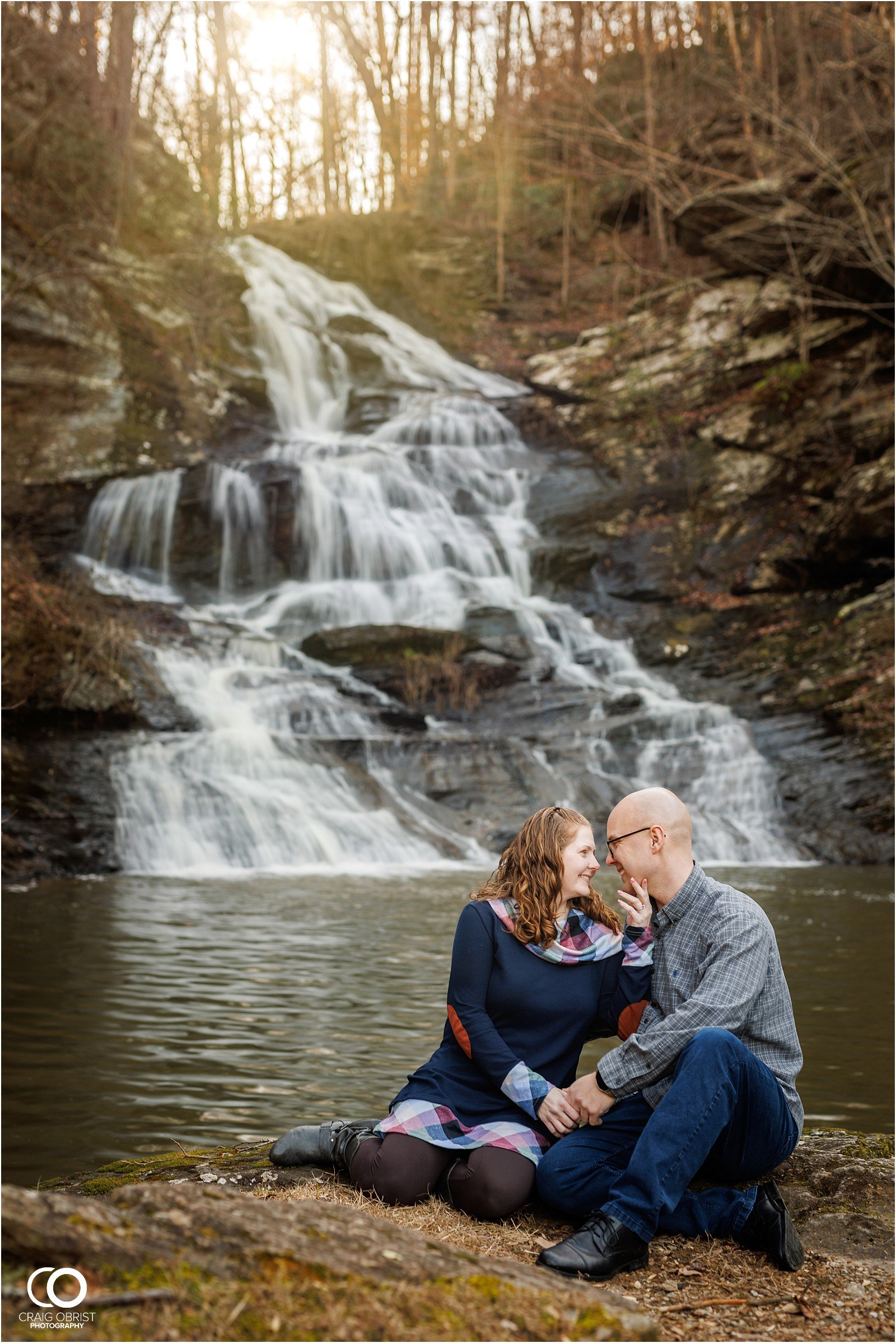 Hightower Falls Waterfall Ruins Engagement Portraits_0012.jpg