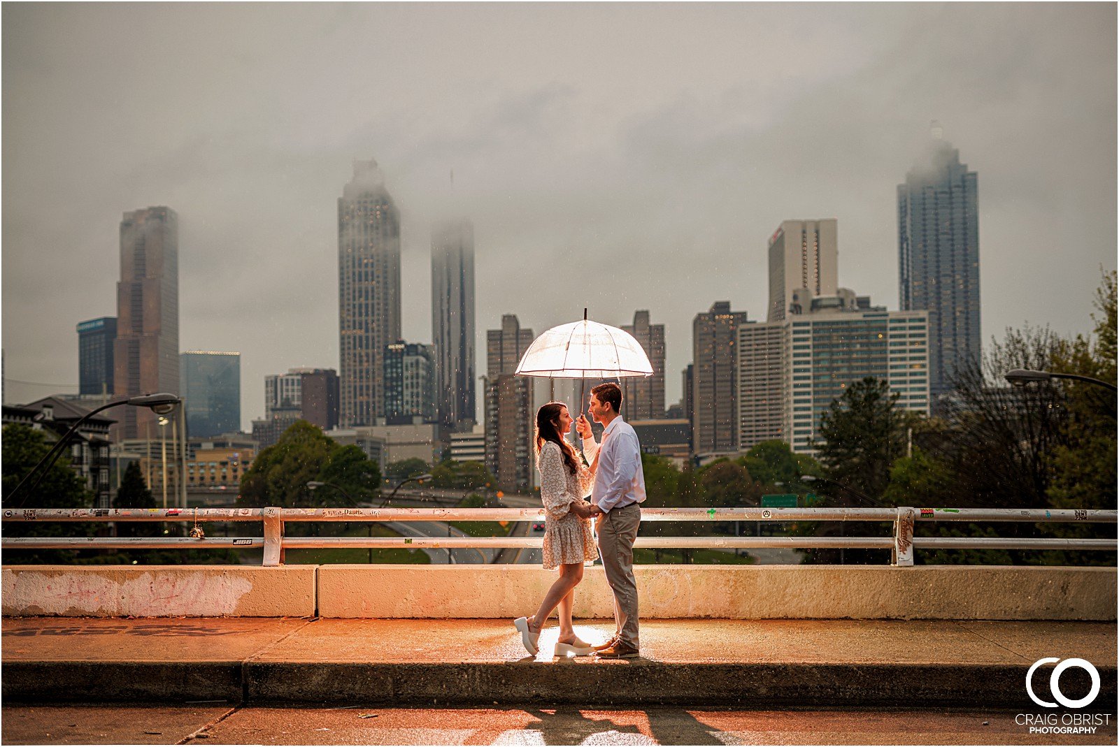 The Estate Atlanta Skyline Engagement Portraits Rain 36.jpg