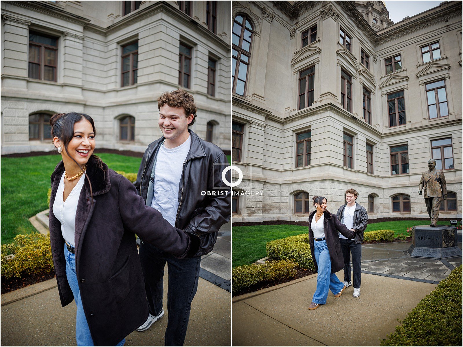 Georgia State Capitol Building Atlanta Skyline Engagement Portraits_0029.jpg