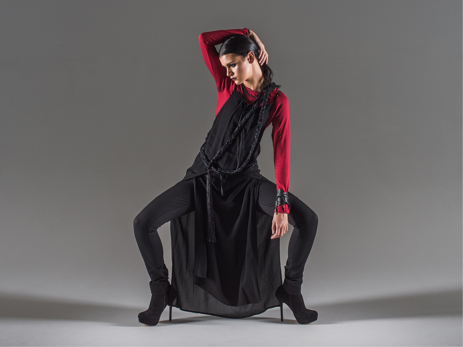 Multitude top, Jana pant + Sarah overlay