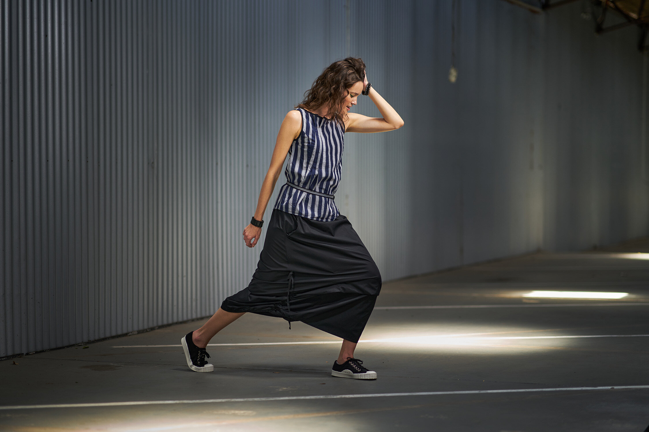 Diverge top with Marmalade skirt and Cinch belt