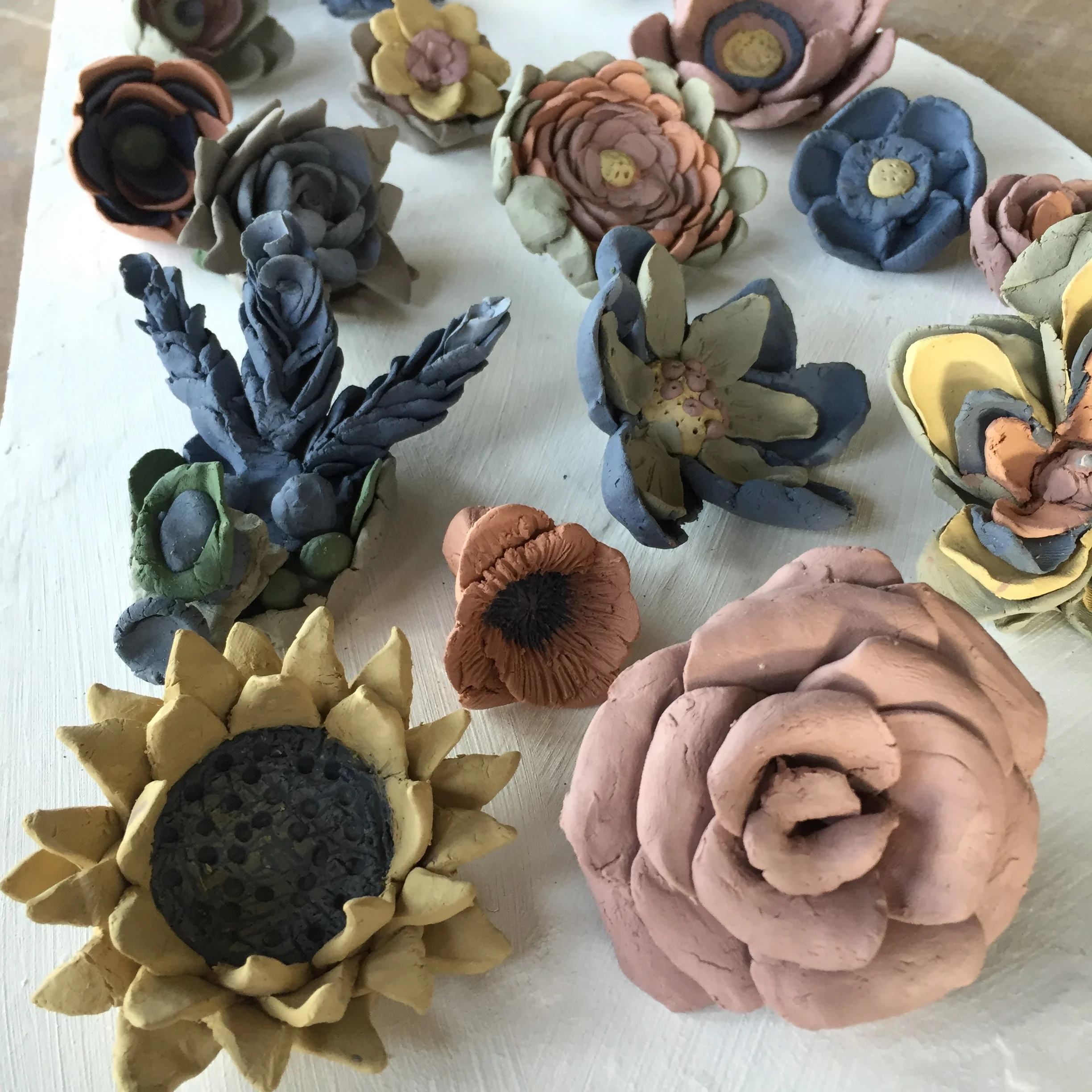 Flowers ready for loading