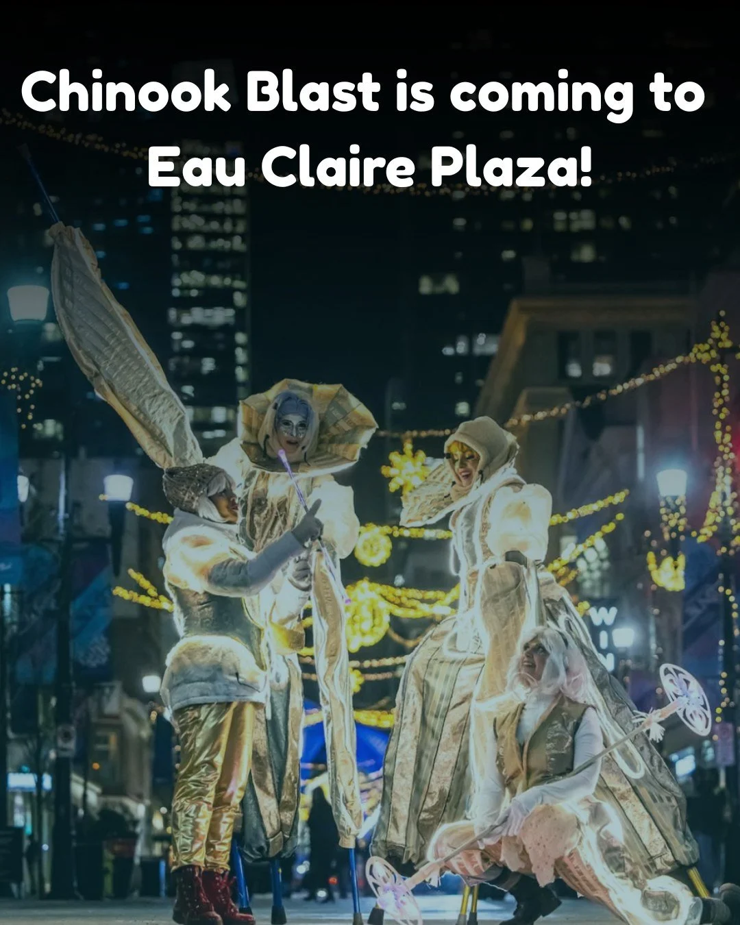 Chinook Blast is making Eau Claire Plaza its new home base in 2026! From January 30 to February 16, the plaza and lagoon will host art, entertainment, skating, and food that will bring energy and winter vibrancy to the neighbourhood. 

For more info,