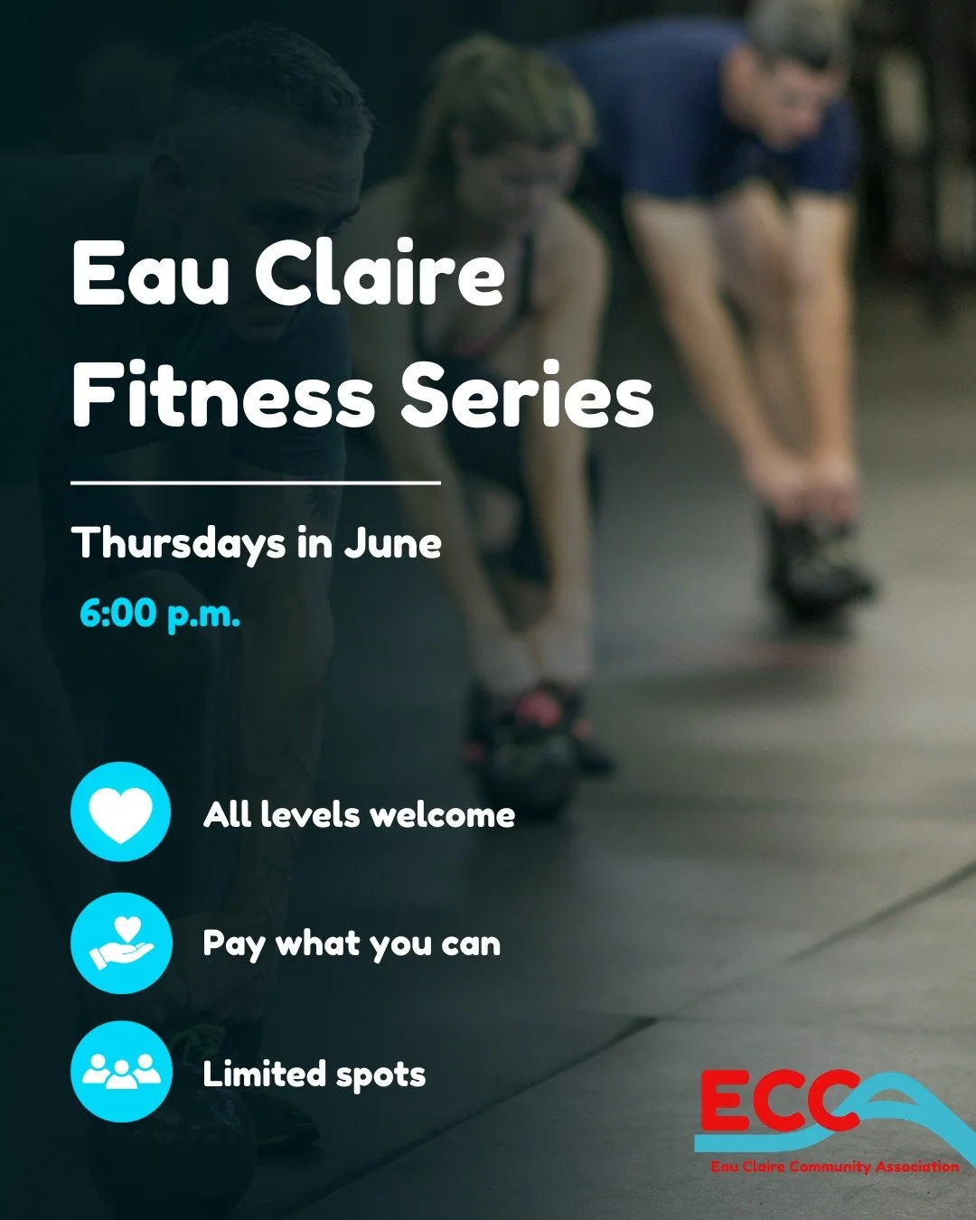 Move with your neighbours this June 💪

The Eau Claire Fitness Series is a new community program for Eau Claire residents, hosted in partnership with @ecathleticclub .

Join us Thursday evenings in June for inclusive, all-levels classes focused on st