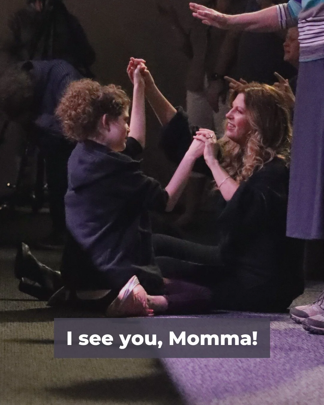 Momma, I see you.

I see you rushing to get breakfast and everyone dressed and looking nice for church.

I see you trying to get a few minutes with me while trying to get kids into their Sunday school class. 

I see you walking laps in the back of th