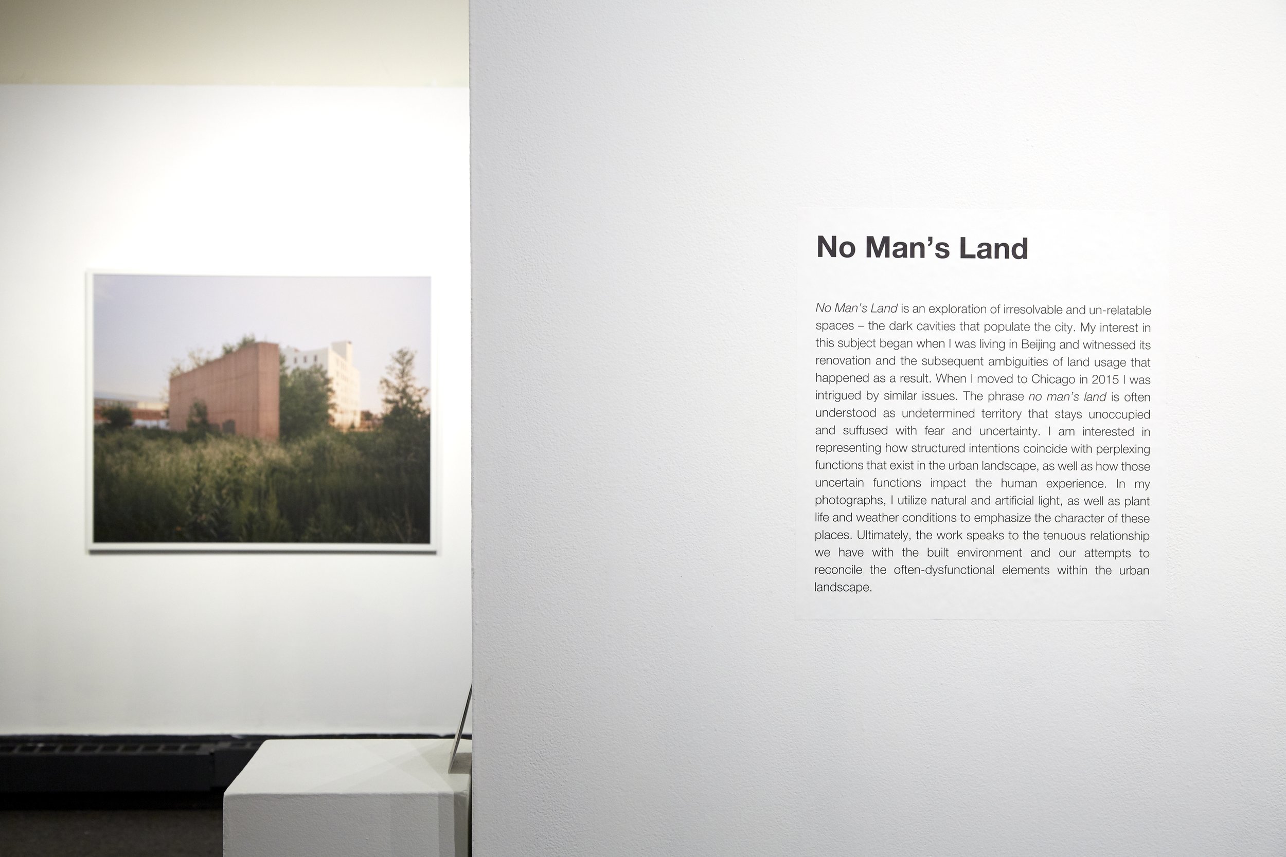 No Man's Land, C33 Gallery, Chicago, IL