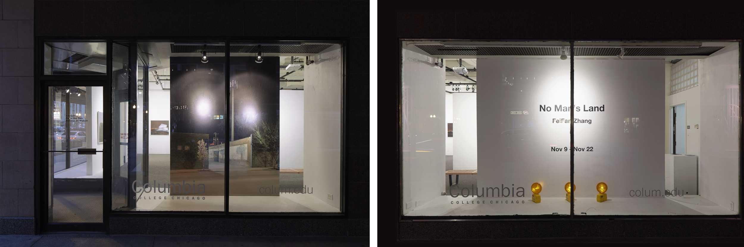Window Installation/Street View, No Man's Land, C33 Gallery, Chicago, IL