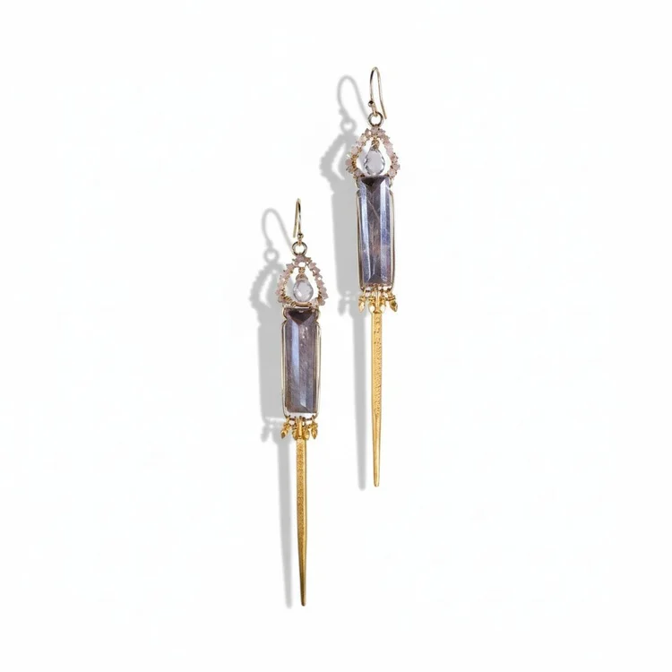 Penthesilea Long Earrings, by Andrea Li