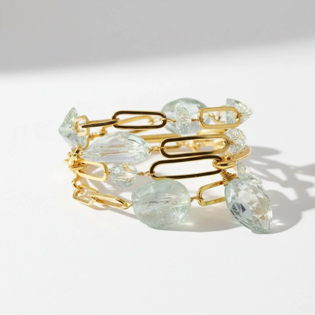 Sonorah Paperclip Chain Wrap Bracelet