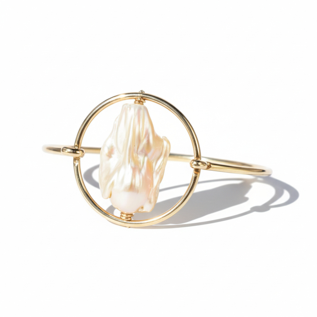 Baroque Pearl Gold-Filled Bracelet, by Andrea Li