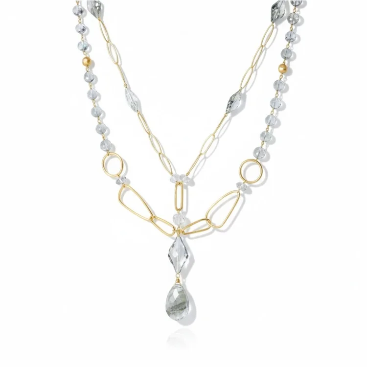Canyon Double Layer Necklace, by Andrea Li