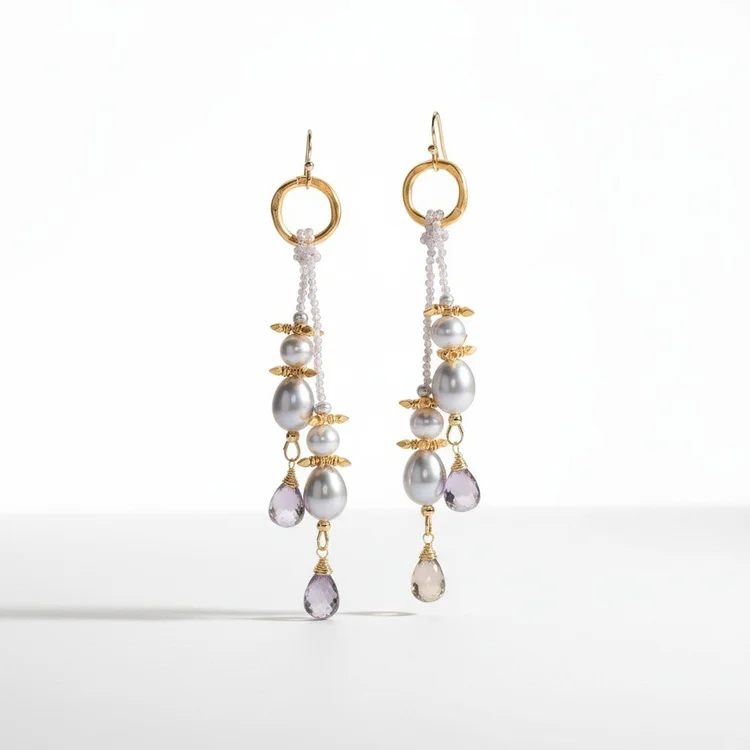 Messalina Pearl Earring, by Andrea Li