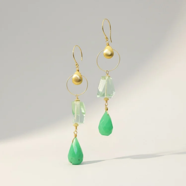 Gemstone Julia Earring, by Andrea Li