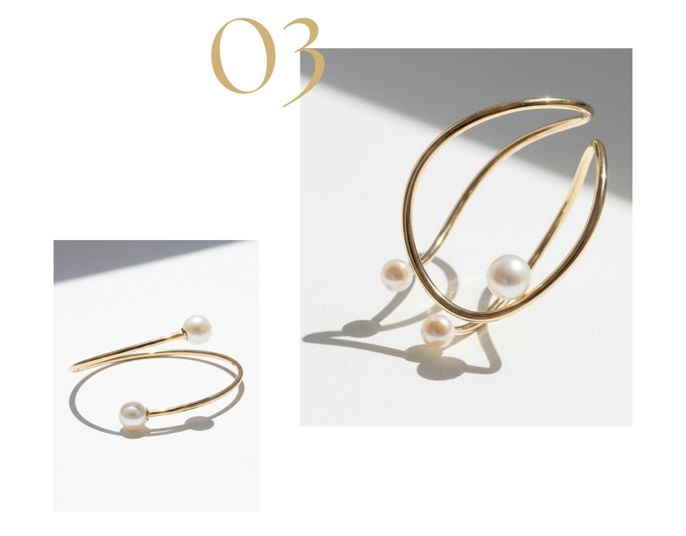 Pearl bracelets by Andrea Li