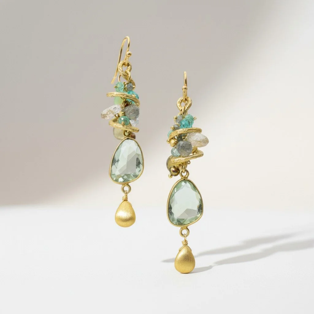 GEMSTONE LA BREA EARRING