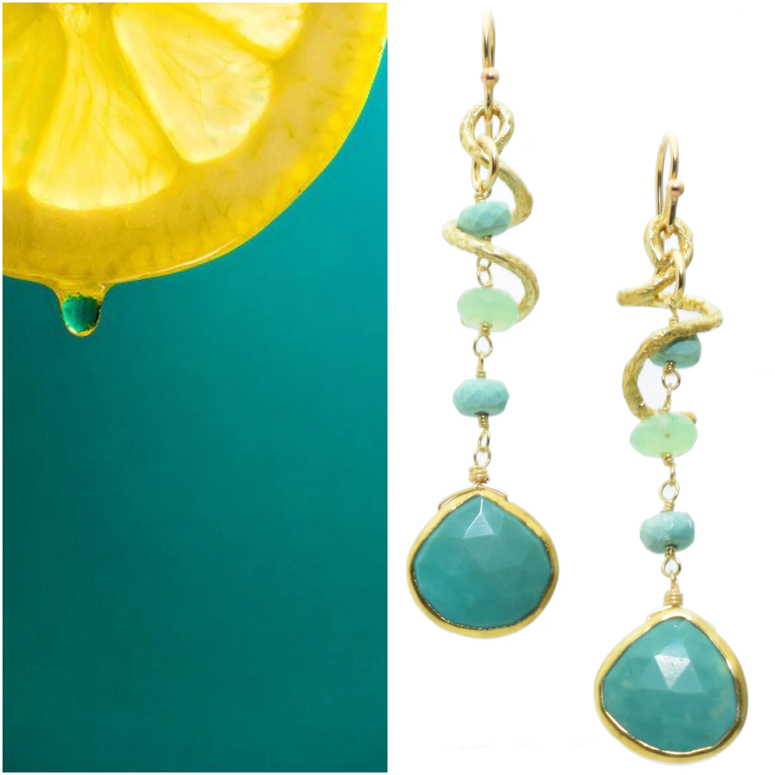 Turquoise Drop Earring