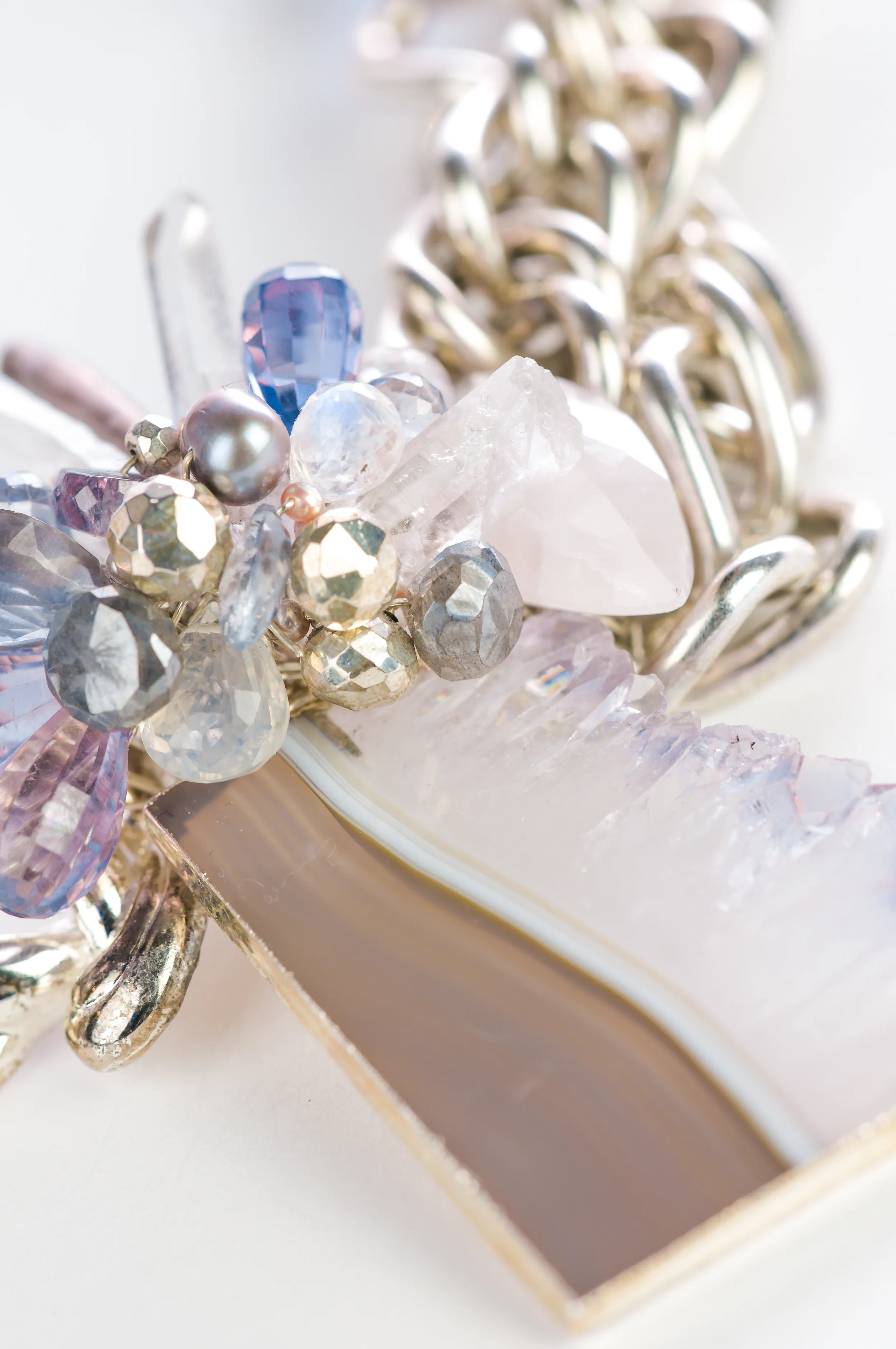 Lavender Gemstone Necklace